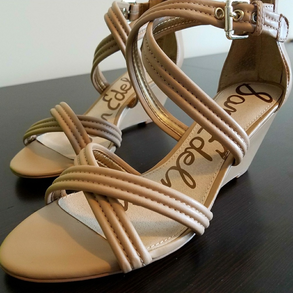 Sale! Sam Edelman Sandals Buckle Strap - Picture 3 of 8